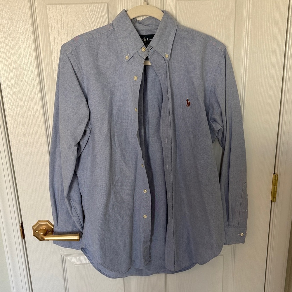 Polo by Ralph Lauren Men's Light Blue Casual Shirt